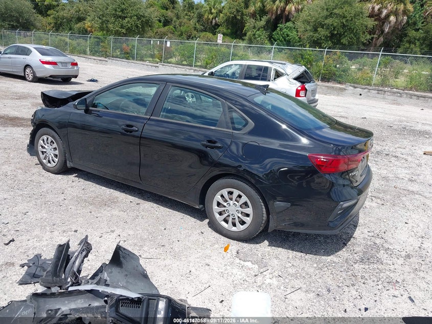 Vin: 3kpf24ad9me408572, lot: 46646815, kia forte fe 20213