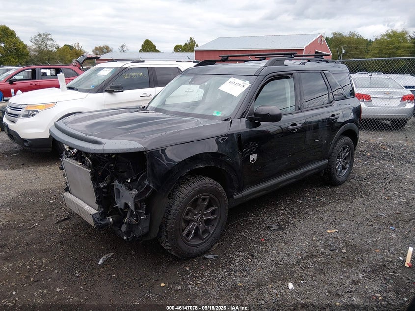 Vin: 3fmcr9b60nre17565, lot: 46646835, ford bronco sport big bend 20222