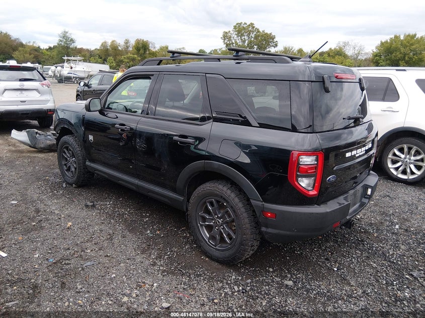 Vin: 3fmcr9b60nre17565, lot: 46646835, ford bronco sport big bend 20223