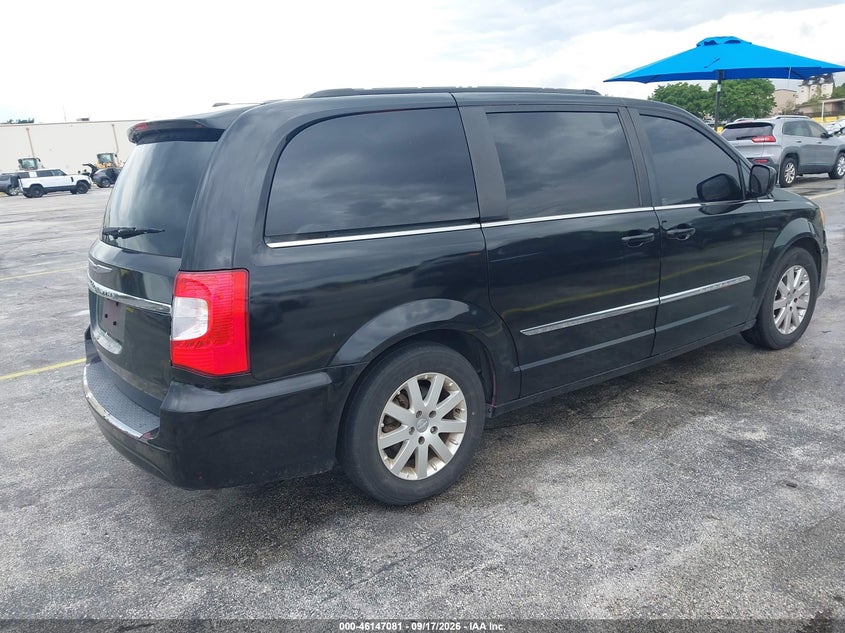 Vin: 2a4rr5dg6br637964, lot: 46646838, chrysler town & country touring 20114