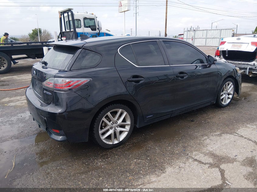 Vin: jthkd5bh6f2250416, lot: 46646842, lexus ct 200h 20154