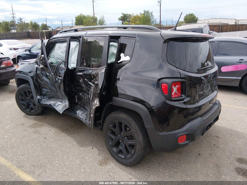Vin: zacnjbbb3kpj93011, lot: 46646849, jeep renegade altitude 4x4 20193