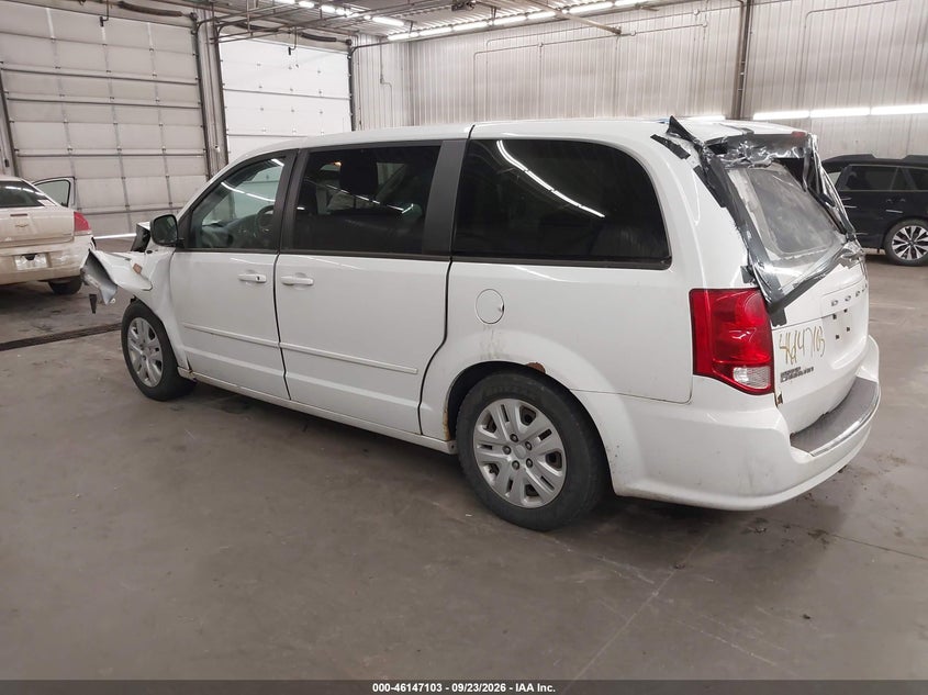 Vin: 2c4rdgbg2dr814547, lot: 46646860, dodge grand caravan se 20133