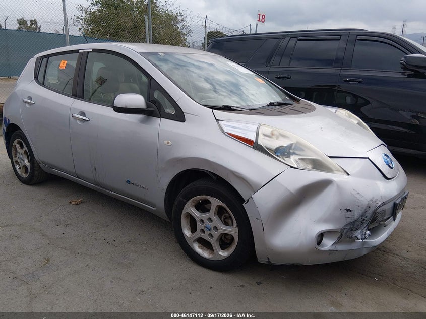 Vin: jn1az0cp4bt008724, lot: 46646869, nissan leaf sl 2011 img_1