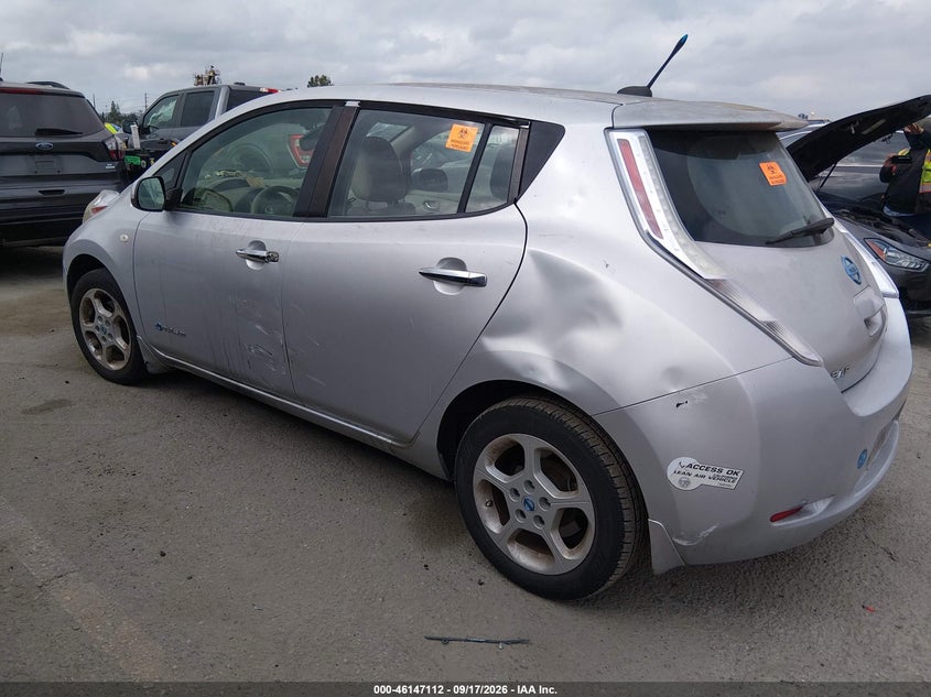 Vin: jn1az0cp4bt008724, lot: 46646869, nissan leaf sl 20113