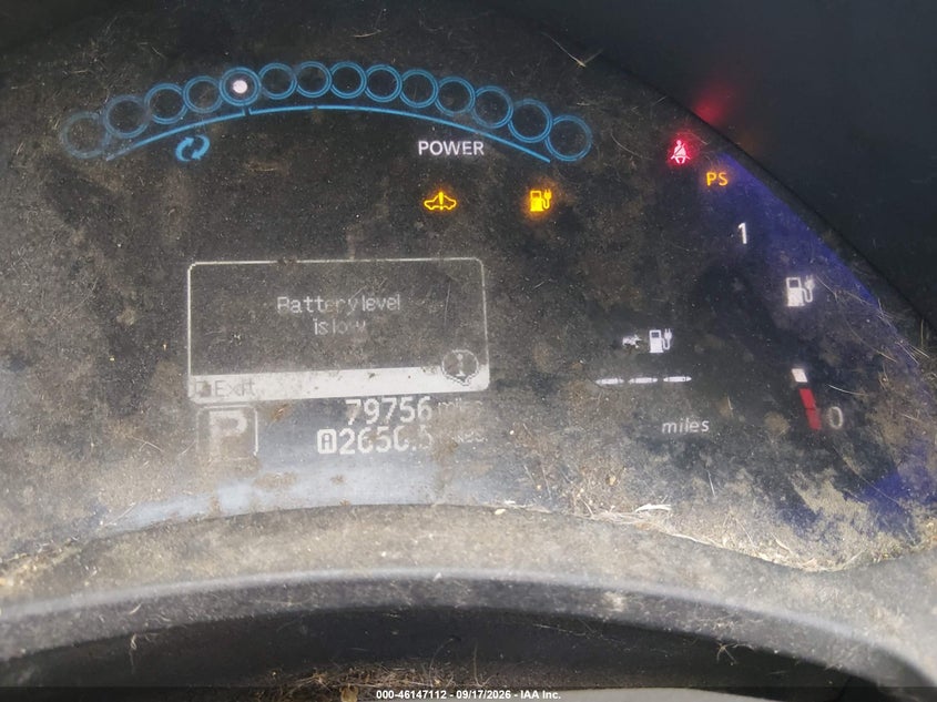 NISSAN LEAF 2011 VIN JN1AZ0CP4BT008724