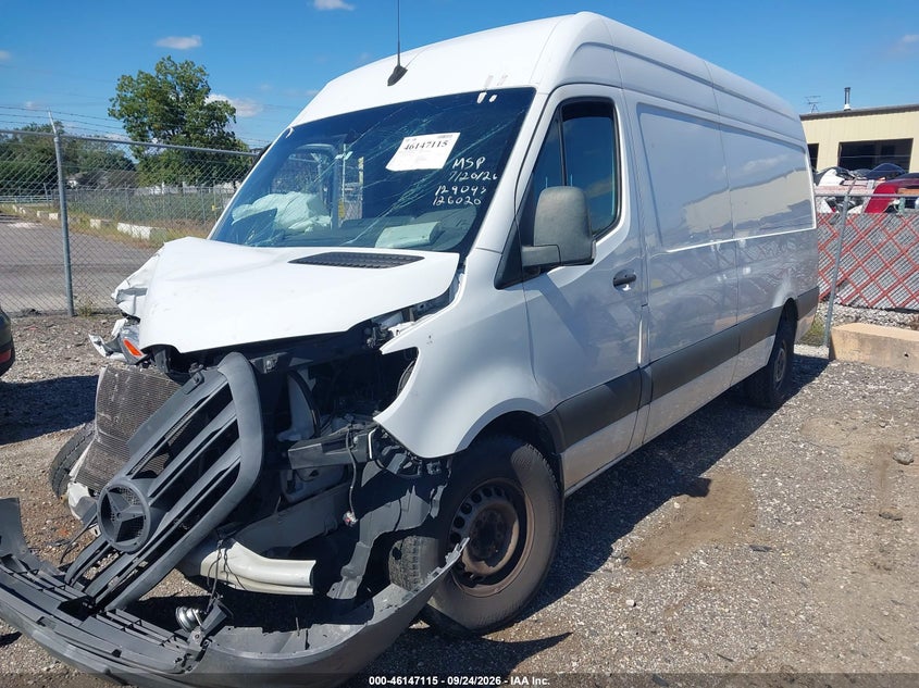 Vin: w1y4kchy9pt129043, lot: 46646872, mercedes-benz sprinter 2500 high roof 4-cyl diesel 20232