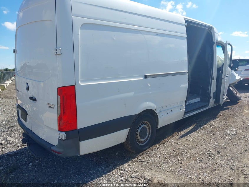 Vin: w1y4kchy9pt129043, lot: 46646872, mercedes-benz sprinter 2500 high roof 4-cyl diesel 20234
