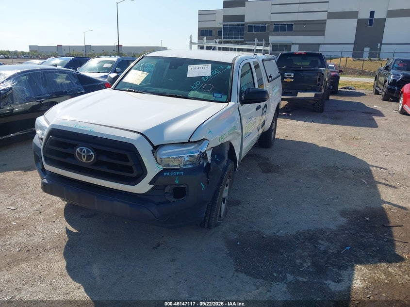 2022 Toyota Tacoma, Обидва боки, IAAI, VIN 3TYRX5GN2NT053258 — фото 2