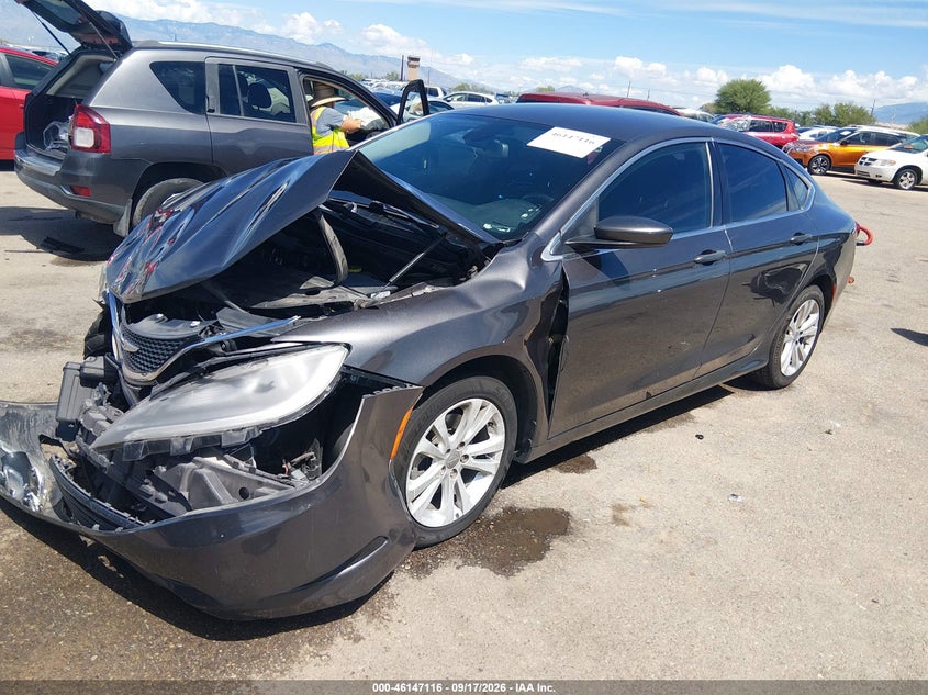 Vin: 1c3cccfb8gn188749, lot: 46646874, chrysler 200 touring 20162