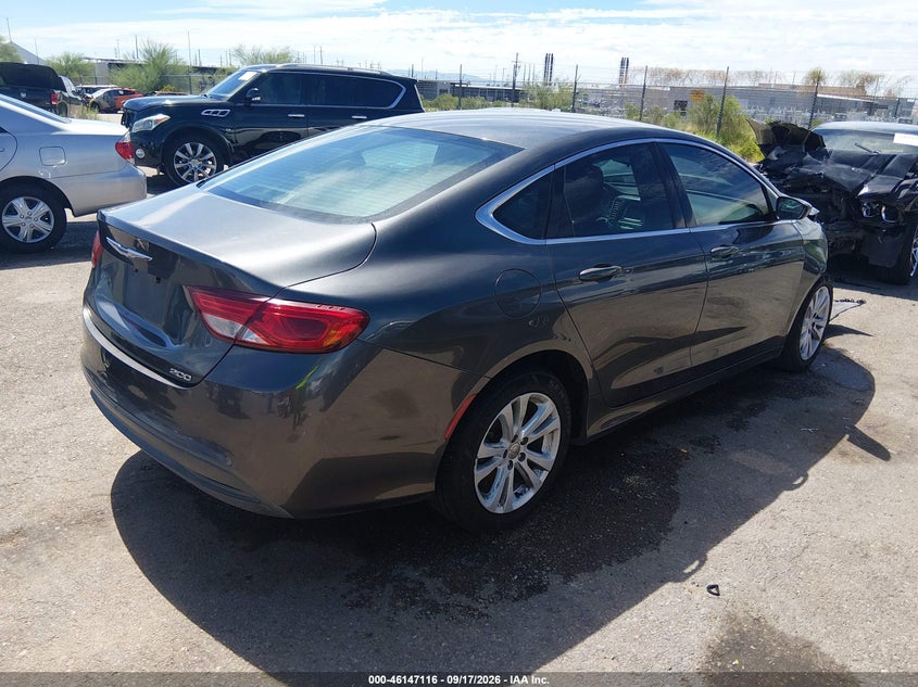 Vin: 1c3cccfb8gn188749, lot: 46646874, chrysler 200 touring 20164