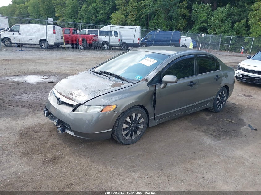 2006 Honda Civic, Left & Right Side, IAAI, VIN 1HGFA16536L118620 — photo 2