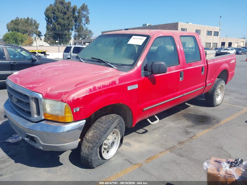 1999 Ford F-250 Lariat/Xl/Xlt, Normal Wear & Tear, IAAI, VIN 1FTNW21F7XEB03710 — photo 2