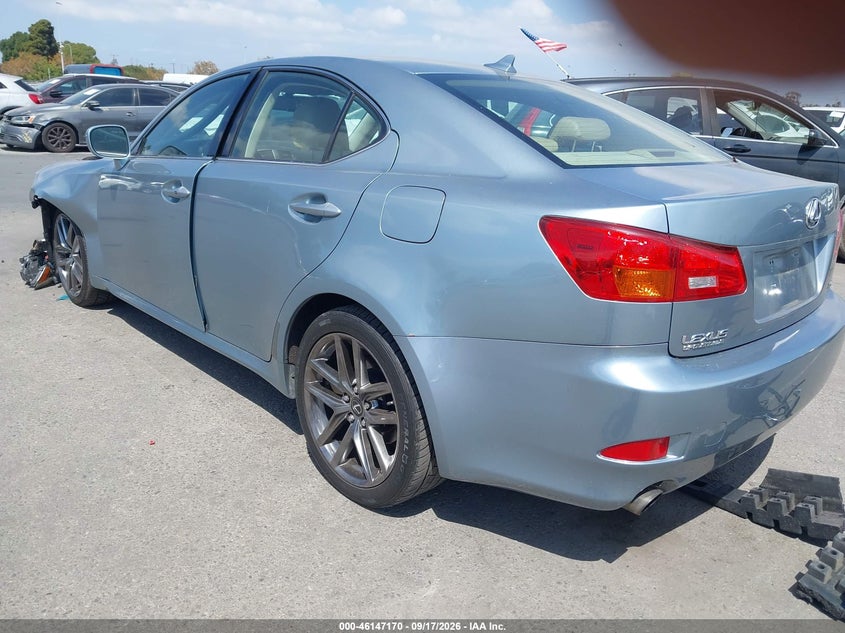 LEXUS IS 250 2007 VIN JTHBK262375046957