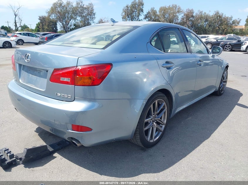 LEXUS IS 250 2007 VIN JTHBK262375046957