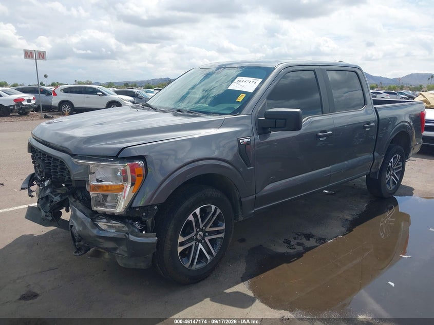 Vin: 1ftfw1e82nkf05188, lot: 46646931, ford f-150 xl 20222