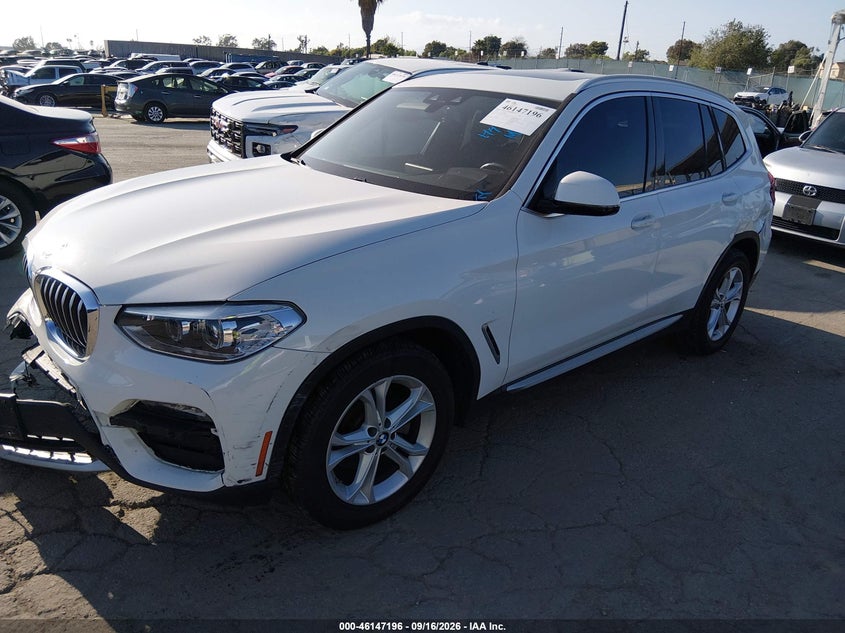 Vin: 5uxty3c08l9c85065, lot: 46646953, bmw x3 sdrive30i 20202