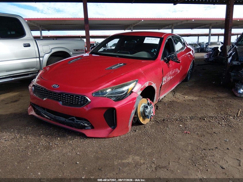 Vin: knae35lc4k6047920, lot: 46646959, kia stinger gt 20192