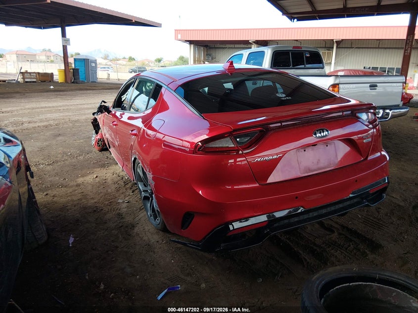 Vin: knae35lc4k6047920, lot: 46646959, kia stinger gt 20193