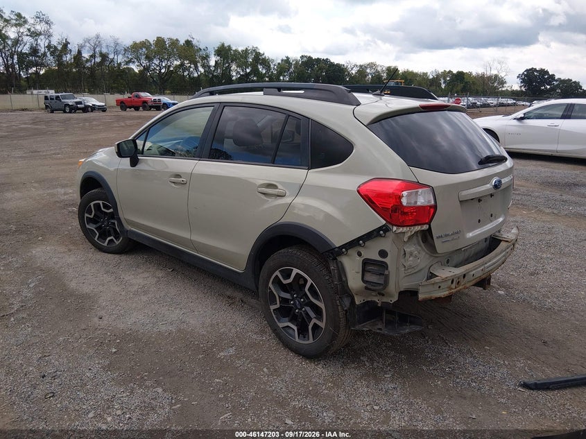 Vin: jf2gpabc1g8332212, lot: 46646960, subaru crosstrek 2.0i premium 20163