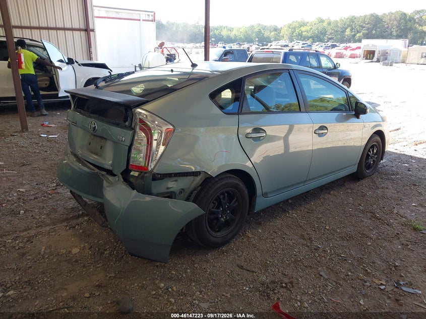 Vin: jtdkn3du5d1720144, lot: 46646980, toyota prius two 20134