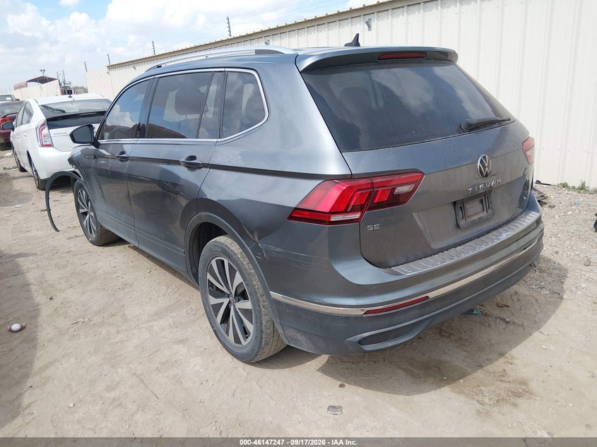 Vin: 3vv3b7ax6nm044652, lot: 46647004, volkswagen tiguan 2.0t se 20223