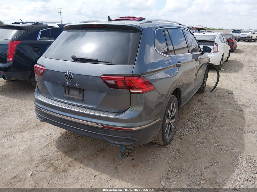 Vin: 3vv3b7ax6nm044652, lot: 46647004, volkswagen tiguan 2.0t se 20224