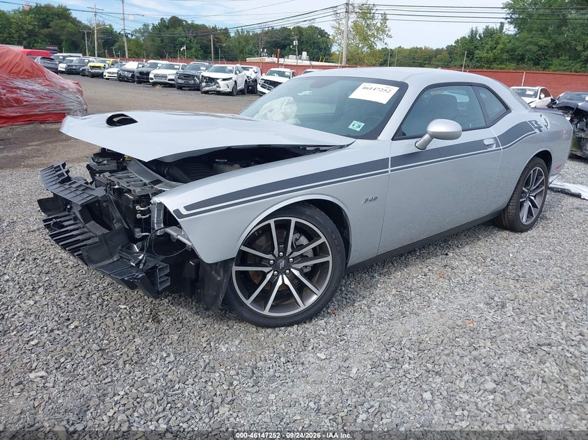 Vin: 2c3cdzbt7ph685976, lot: 46647009, dodge challenger r/t 20232