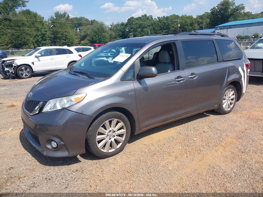 Vin: 5tddz3dc6hs179702, lot: 46647036, toyota sienna xle 7 passenger 20172