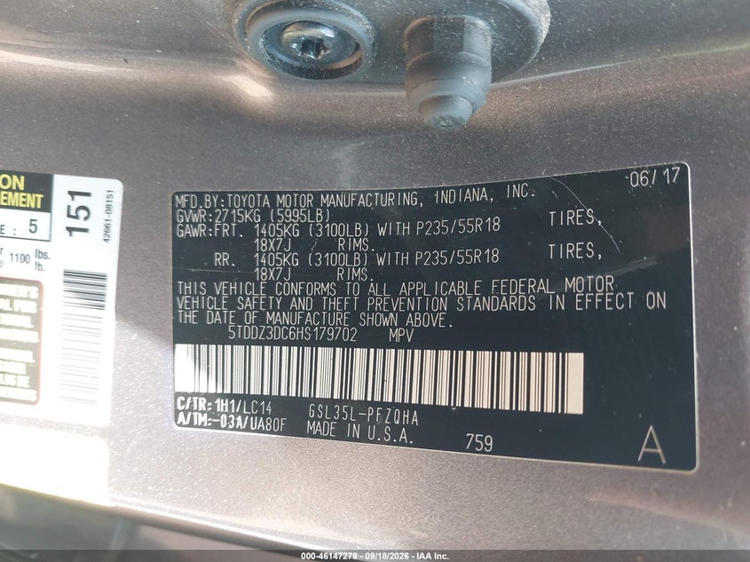 TOYOTA SIENNA - zdjęcie 9