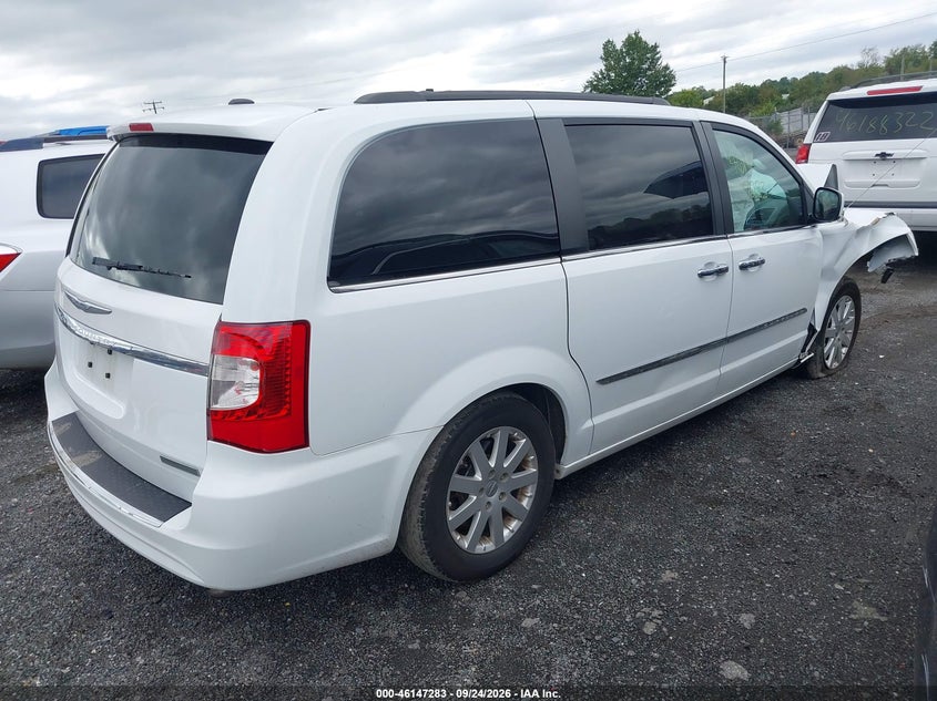 Vin: 2c4rc1bg4gr151096, lot: 46647040, chrysler town & country touring 20164