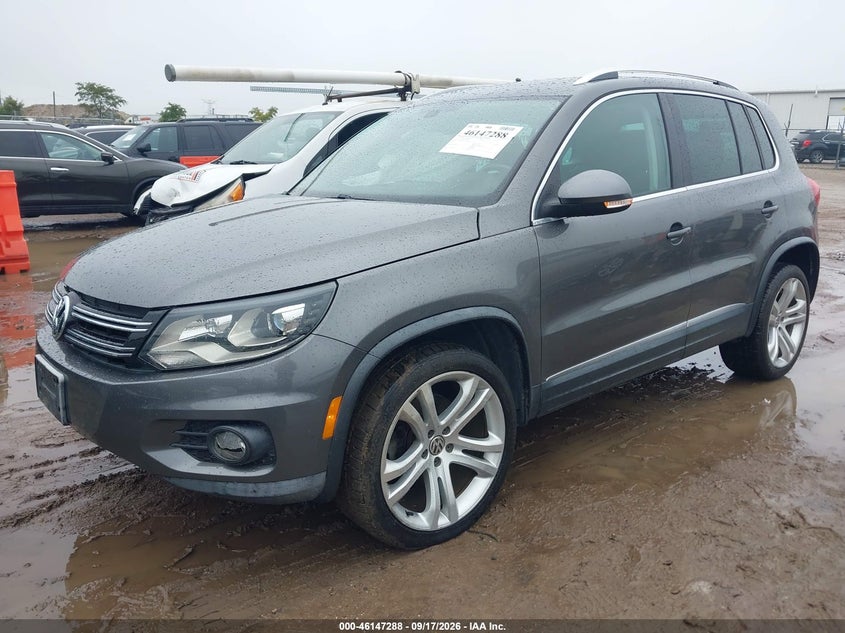 Vin: wvgav7ax9cw100850, lot: 46647045, volkswagen tiguan sel 20122