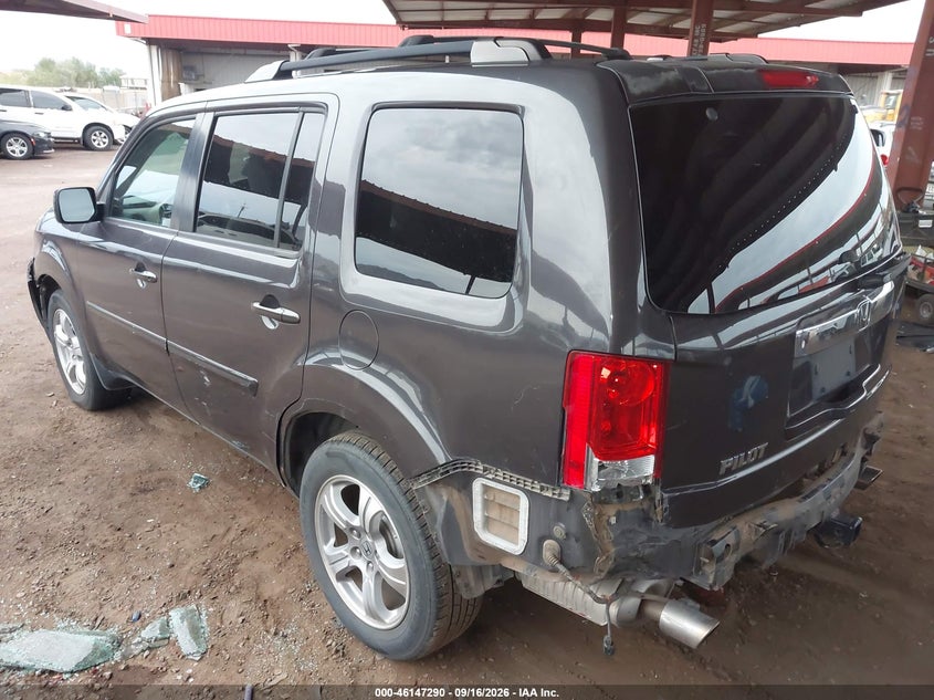 Vin: 5fnyf3h55cb032872, lot: 46647047, honda pilot ex-l 20123