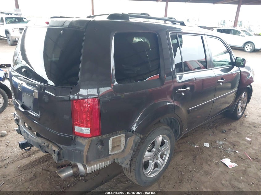 Vin: 5fnyf3h55cb032872, lot: 46647047, honda pilot ex-l 20124