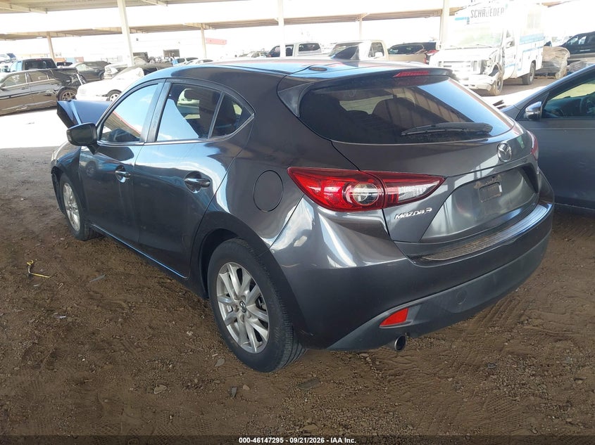 Vin: jm1bm1m71f1275910, lot: 46647052, mazda mazda3 i grand touring 20153