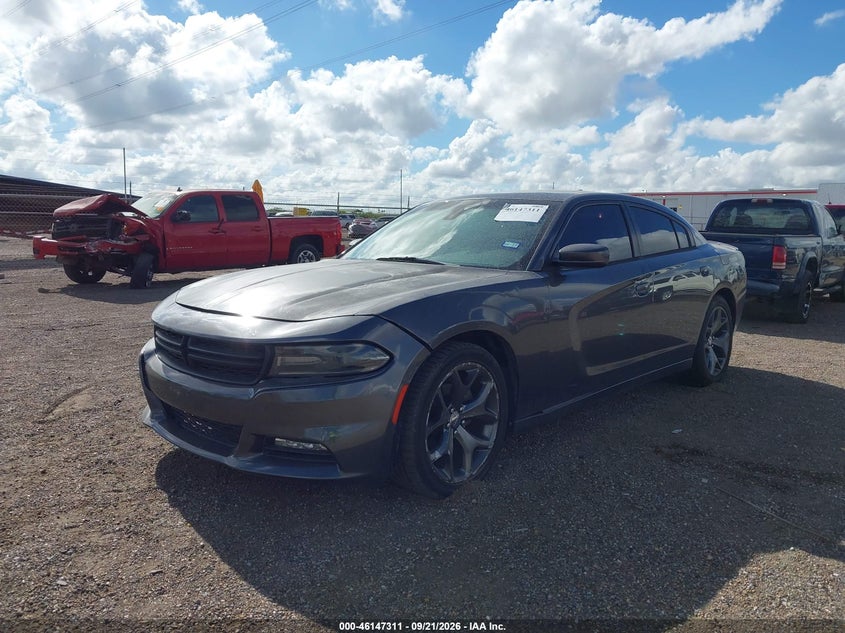 Vin: 2c3cdxhg6fh925399, lot: 46647068, dodge charger sxt 20152