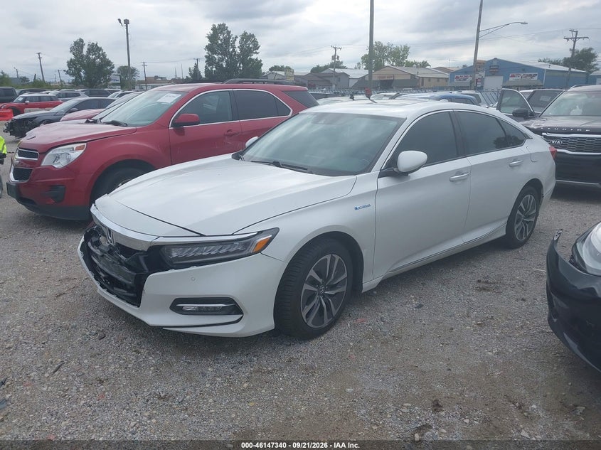 2019 Honda Accord Hybrid Touring, Front End, IAAI, VIN 1HGCV3F90KA014291 — photo 2