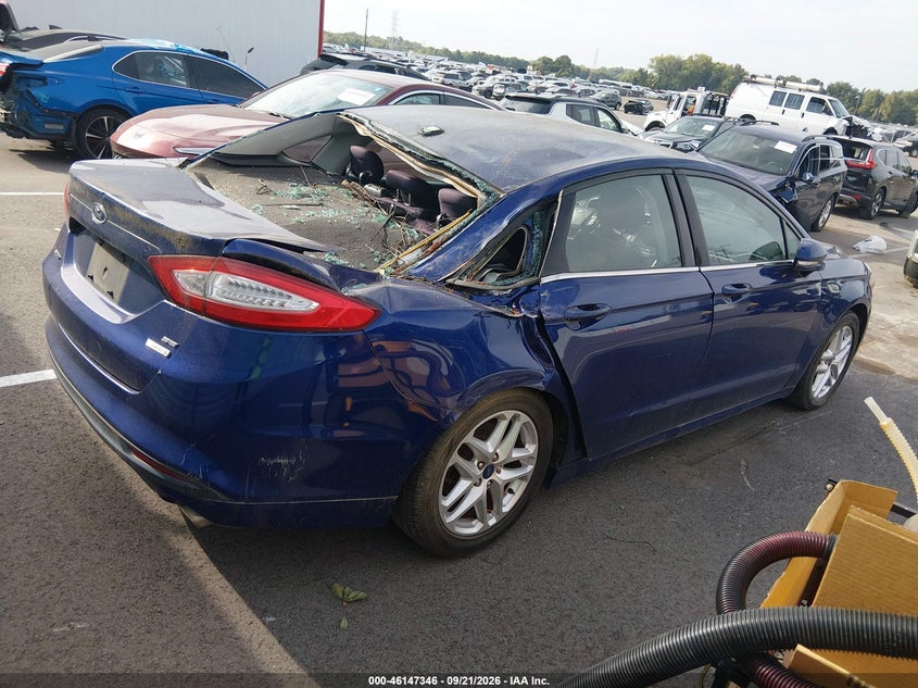 Vin: 3fa6p0hr0dr299543, lot: 46647104, ford fusion se 20134