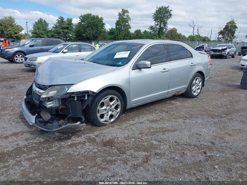 Vin: 3fahp0ha6ar146311, lot: 46647126, ford fusion se 20102