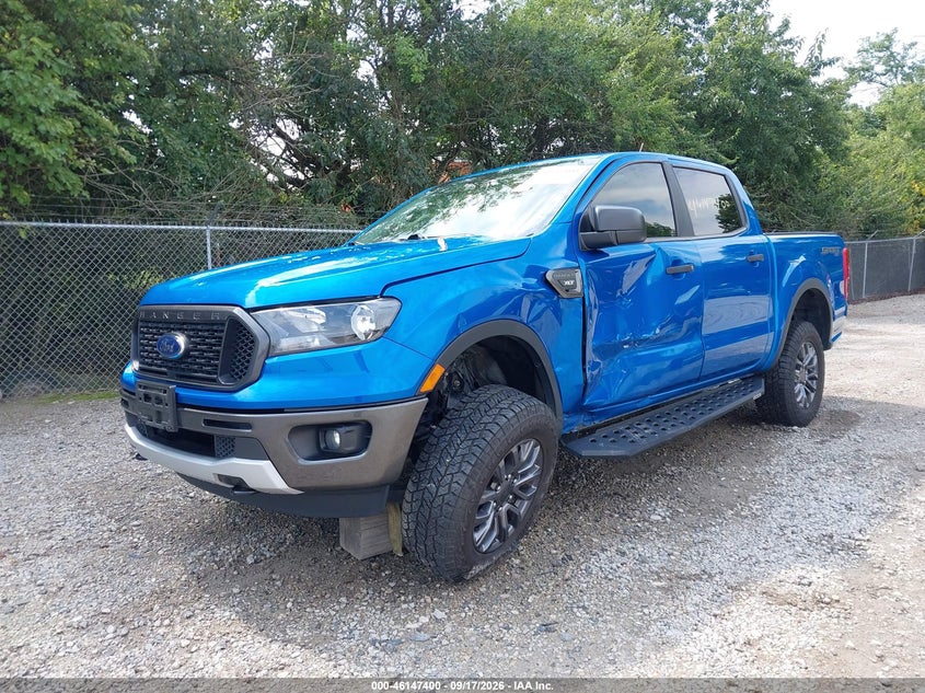 Vin: 1fter4fh2nld02976, lot: 46647157, ford ranger xlt 20222