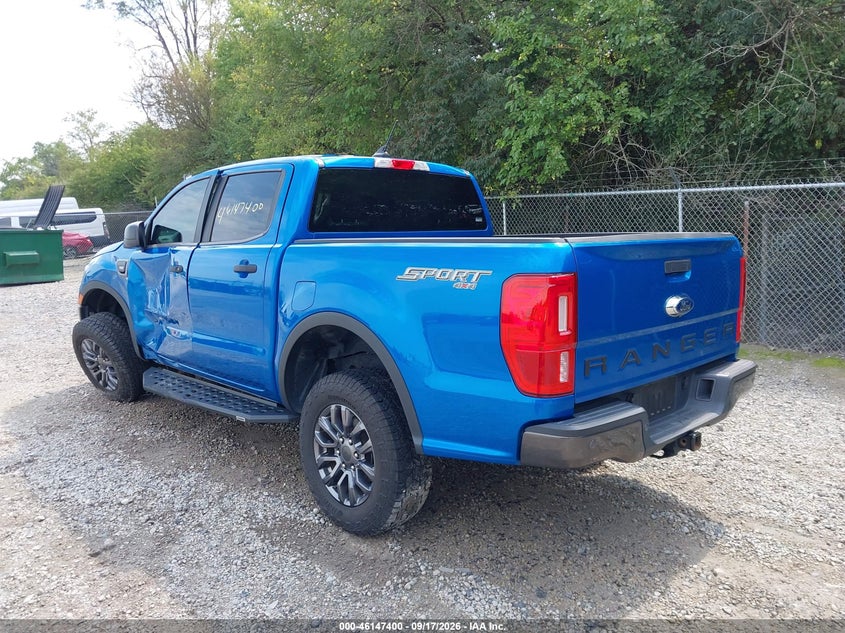 Vin: 1fter4fh2nld02976, lot: 46647157, ford ranger xlt 20223