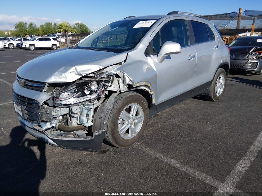 Vin: kl7cjlsb1kb916989, lot: 46647195, chevrolet trax lt 20192