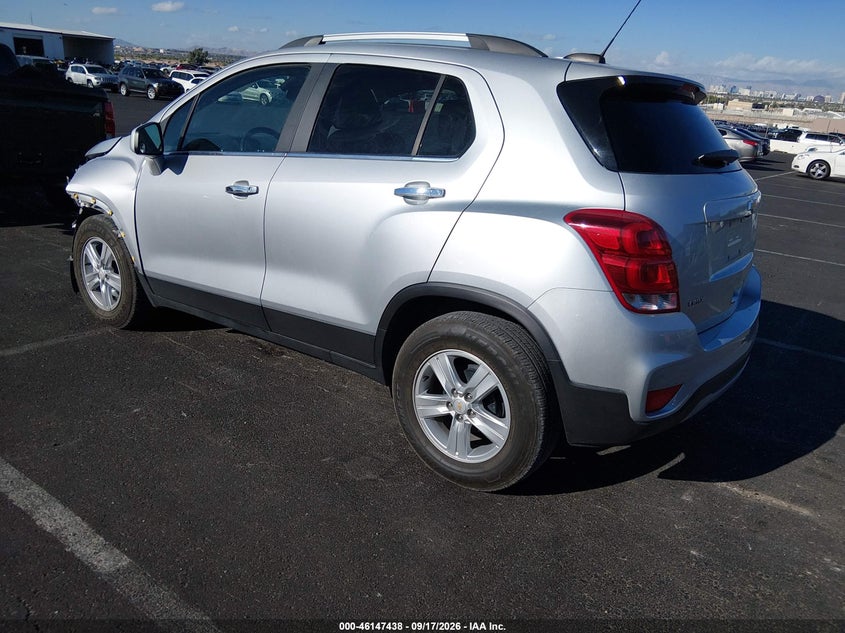 Vin: kl7cjlsb1kb916989, lot: 46647195, chevrolet trax lt 20193