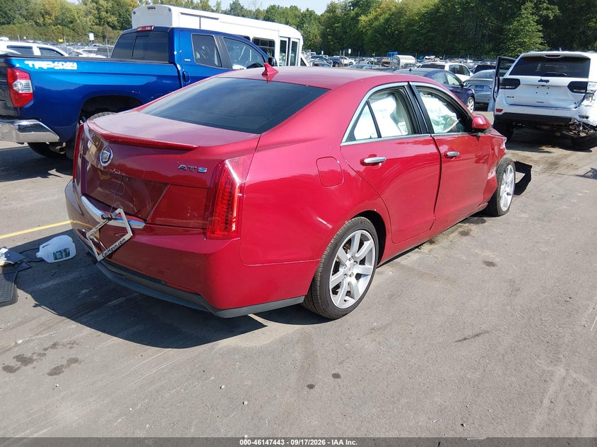 Vin: 1g6aa5ra7d0133258, lot: 46647200, cadillac ats standard 20134