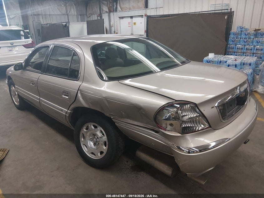 LINCOLN CONTINENTAL 1999 VIN 1LNHM97V5XY629970