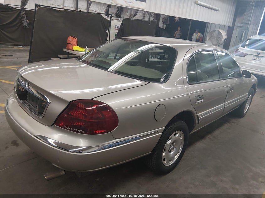 LINCOLN CONTINENTAL 1999 VIN 1LNHM97V5XY629970