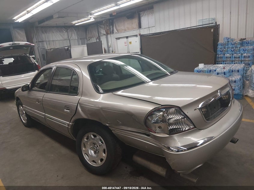 LINCOLN CONTINENTAL 1999 VIN 1LNHM97V5XY629970