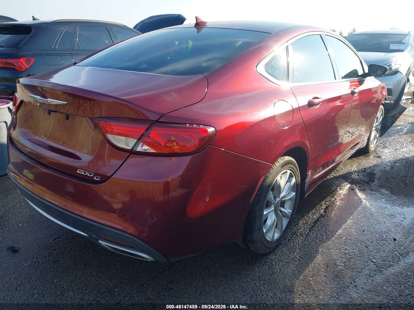 Vin: 1c3ccccg0fn740291, lot: 46647216, chrysler 200 c 20154