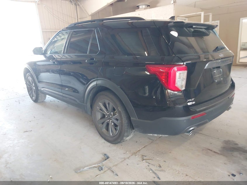 Vin: 1fmsk8dh1mgb92586, lot: 46647250, ford explorer xlt 20213