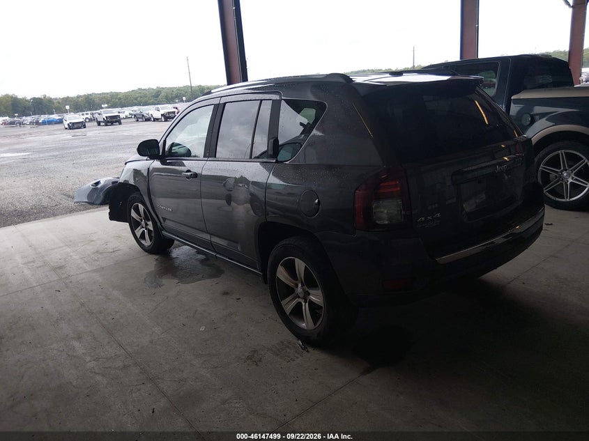 Vin: 1c4njdeb9gd737074, lot: 46647256, jeep compass high altitude edition 20163